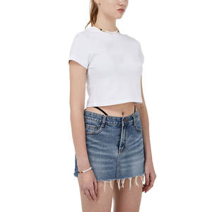 Camisetas cortas para mujer más vendidas en línea, hechas con el mejor material, camisetas cortas para mujer fabricadas en fábrica. - Product Image 3