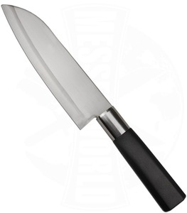 Stainless Steel Plastic Handle Santoku Sashimi <b>Knife</b> 7 Inch Blade Japanese Sushi <b>Knife</b> Multi-Purpose for <b>Fish</b> Filleting Slicing - Product Image 4
