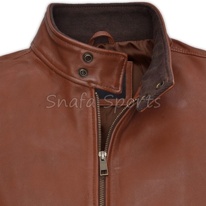 Hot Selling Vintage Genuine <b>Leather</b> <b>Jacket</b> for Men Breathable Winter Wear Casual <b>Long</b> Coat Made by Pakistan - Product Image 4