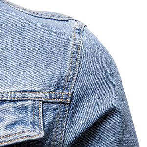 Best Quality Patchwork <b>Fur</b> Lined <b>Hooded</b> Waterproof Denim <b>Jackets</b> <b>for</b> Men Custom Casual Winter Cold Weather - Product Image 5