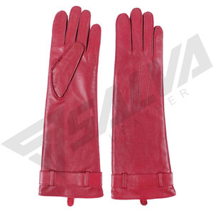 Premium Opera-Length Genuine Leather Gloves in Stunning Spectrum of Colors Women's Luxury Winter Opera Leather Gloves-Casual Bre - Product Image 5