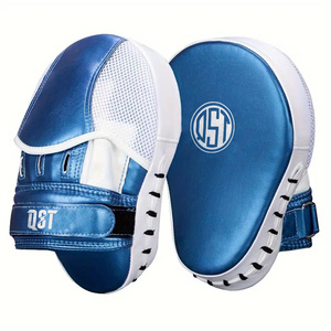 Guantes de Boxeo Profesionales de Piel Sintética Curvados para Entrenamiento de Golpeo, Muay Thai, Kickboxing y Boxeo - Product Image 1