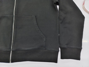 Fabricant de vêtements pour hommes, sweat à capuche court pour hommes, streetwear, pull-over, surdimensionné, 500 g/m², 100 % coton, sweat à capuche brodé pour hommes - Product Image 4