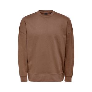 Venta al por mayor de invierno de gran tamaño liso 100% algodón cuello redondo de talla grande sudaderas con capucha y sudadera personalizada para Hombre Sudaderas con cuello redondo - Product Image 4