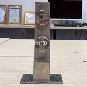 ชุดอุปกรณ์ตกแต่งผนังห้องน้ำสแตนเลส304ทนทานชุดฮาร์ดแวร์ขาแบบปรับได้สำหรับห้องน้ำสาธารณะ - Product Image 5