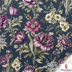 Tela de Poliéster Tana Premium con Estampado Digital, Material Textil Suave y Elegante para Vestidos, Fabricación de Prendas de Moda - Product Image 2