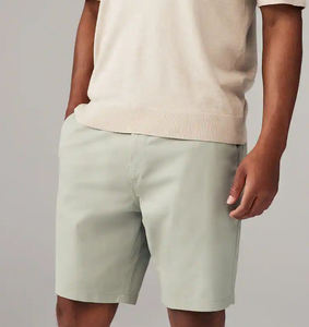 Shorts de sport décontractés mi-longs pour homme, style rétro hip-hop, couleur unie, respirants et écologiques, pour l'été - Product Image 1