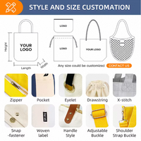Sac fourre-tout de sport en coton/toile, grande capacité, écologique, recyclable, avec longue bandoulière, vente en gros