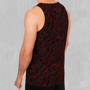 เสื้อกล้ามแห้งเร็วแบบกำหนดเอง พิมพ์ลายแบบ Dye Sublimation ทั้งตัว เสื้อกล้ามผู้ชายสำหรับใส่หน้าร้อน ออกกำลังกาย ฟิตเนส เสื้อกล้ามสำหรับผู้ชาย - Product Image 4