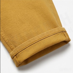 <b>Mens</b> High Quality Denim Canvas Shorts Summer Casual Fitted Comfortable Waistband Quick Dry <b>Jeans</b> Wear Customized Color Faded - Product Image 6