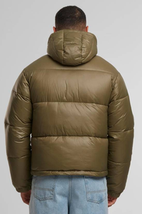 Chaqueta de Invierno Personalizada para Hombre, Estilo Urbano, Resistente al Viento, Transpirable, de Lona, con Logotipo Frontal - Product Image 5