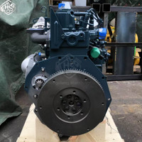 Conjunto de motor diésel D1305 de 3 cilindros completamente nuevo, 3000 rpm, 18.5 kW, D1305-EF03, piezas de repuesto para miniexcavadora de 3 toneladas para Kubota