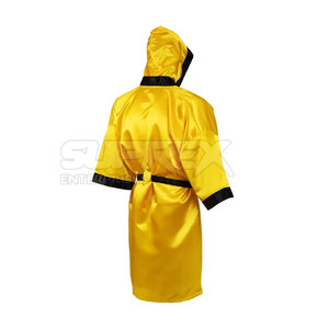 Bata de Boxeo Larga con Capucha, de Alta Calidad, Poliéster Ecológico, Bata de Boxeo Profesional, Colores y Tallas Personalizables - Product Image 6