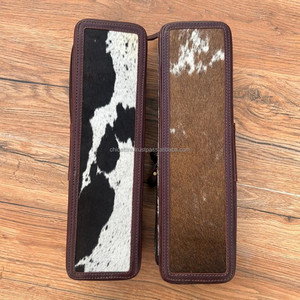 Más vendidos hechos a mano 100% cuero de vaca resistente al calor rizador hierro caso mujeres occidentales perfecto organizador de viaje para herramientas para el cabello - Product Image 3