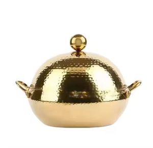 Luxury Gold Metal Food Cover Dome Decorative Serving Cloche Kitchen Food Protector Table Serving Cover Home Decor - Product Image 5