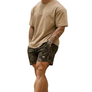 Pantalones Cortos Bermuda para Hombre, Ligeros, de Tela Oxford, Ecológicos, Antiarrugas, Sólidos, para Gimnasio, Entrenamiento, Correr, con Bolsillos, de Secado Rápido, Casuales - Product Image 1