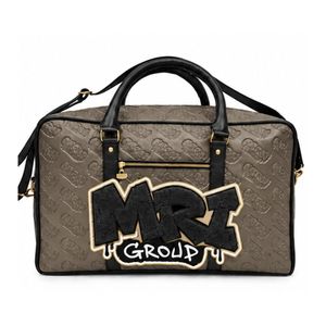 Wholesale Price Custom Genuine <b>Leather</b> Durable Polyester Lining Travel Vintage <b>Men</b> Duffle <b>Bag</b> Luxury High Quality Zipper Closure - Product Image 3