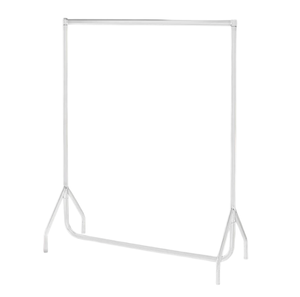 Porte-vêtements sur pied moderne en fer noir pour affichage publicitaire en magasin de détail avec design élégant et installation facile - Product Image 2