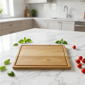 เขียงไม้ลายเส้นกันลื่นสำหรับหั่นอาหารในครัว - Product Image 3