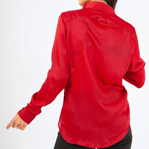 Nouvelle Collection Printemps 2026 – Chemise en Soie pour Femme, Coupe Ample, Manches Longues, Boutonnée, Blouse de Luxe en Satin de Haute Qualité pour Usage Quotidien - Product Image 3