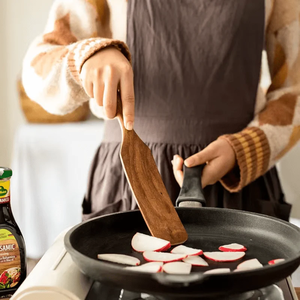 Ensemble de spatules en bois, 2 pièces, qualité alimentaire, lavage à la main uniquement, ustensiles pour mélanger les salades, outils de cuisine au prix le plus bas - Product Image 2