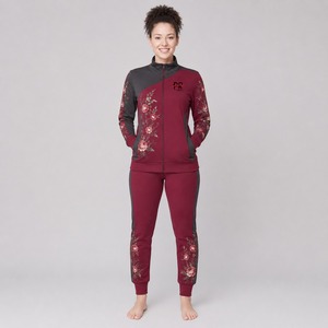 Ensemble de survêtement pour femmes, 2 pièces, survêtement de jogging, sweat-shirt à fermeture éclair, pantalon de survêtement, tenue d'entraînement pour femmes, survêtement à fermeture éclair - Product Image 1
