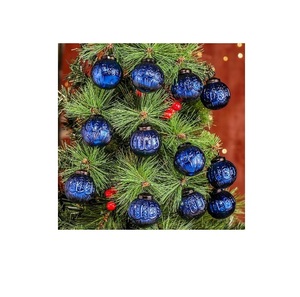 Hermosos Adornos de Vidrio, Bolas Colgantes de Navidad Decorativas de Vidrio, Bolas de Decoración Colgantes de Vidrio Coloridas, Perfectas para el Hogar - Product Image 3