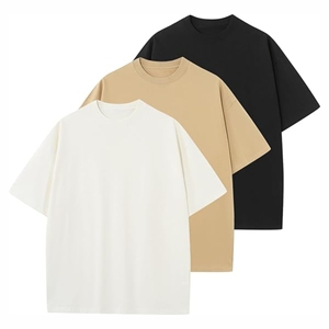 เสื้อยืดโอเวอร์ไซส์ผู้ชาย ไซส์พลัส ผ้าฝ้าย 100% กันยับ แขนยาว เสื้อยืดโอเวอร์ไซส์ผู้ชายแบบเรียบๆ สั่งทำได้ - Product Image 2
