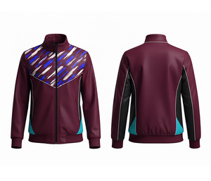 Premium Quality Sublimated <b>Track</b> <b>Jacket</b> Running and Fitness Wear Warm Breathable Quick Dry | Sizes <b>Men</b> Women Youth - Product Image 5