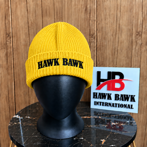Bonnet tricoté unisexe personnalisé avec pompon, chapeau d'hiver brodé à motif lettres, bonnet décontracté pour l'hiver 56-58CM en acrylique - Product Image 1
