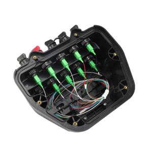 תיבת סיום סיב אופטי עמידה למים עם 10 יציאות מחוברות מראש, 1x10, חיצונית, תיבת חלוקת סיבים FTB, רשת גישה FTTH - Product Image 2