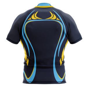 Maillot de rugby personnalisé imprimé par sublimation, uniforme d'équipe en couleur, commande en gros, fabricant OEM ODM, fournisseur, prix d'usine - Product Image 2