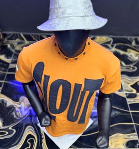 Camisetas de Hombre de Algodón de 280 g/m² Personalizadas por el Fabricante con Apliques Bordados - Product Image 1