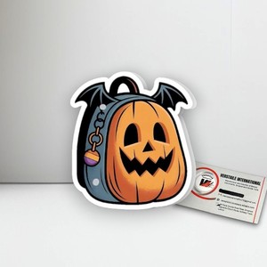 Placa Magnética Acrílica Personalizable con Logotipo, Diseño de Flor, Círculo, Pestañas, Calabaza de Halloween, Mochila de Murciélago, Ecológica, Privada - Product Image 3