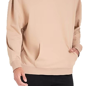 Sudadera con Capucha para Hombre, con Forro Interior Suave y Tejido Grueso, Sudadera de Alta Calidad con Hombros Caídos, Corte Urbano y Diseño Liso - Product Image 4