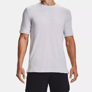 Camisetas de hombre al por mayor, con logotipo personalizado, de fabricantes premium, de media manga, tela suave, estilo urbano, transpirables. - Product Image 5