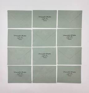 Enveloppes à bords festonnés gaufrés pour invitations de luxe, mariages, papeterie, cadeaux, cartes artisanales et fournitures en gros - Product Image 2