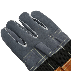 Gants de pompier tactiques en cuir sur mesure, longueur coude, ignifuges, équipement de protection haute qualité résistant au feu - Product Image 6