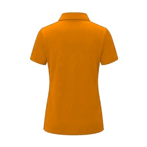 Chemise à manches courtes orange, chemise de golf personnalisée, vêtements de sport pour femmes, haut décontracté d'été, séchage rapide, respirant, vêtements de sport actifs - Product Image 2