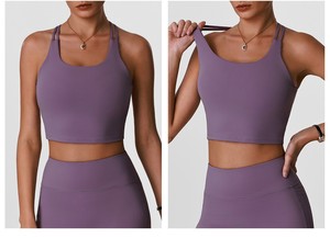 Highly Professional Women Slim Fit Workout Sportswear Set Includes High Waist Leggie Bra Plus Size Anti-Bacterial Crystal Stitch - Product Image 3