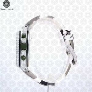 Reloj Mecánico de Lujo para Hombre Charm Jewells, Caja Poligonal de 43 mm, Cronógrafo Analógico, Correa de Acero Inoxidable, Cierre Plegable - Product Image 4