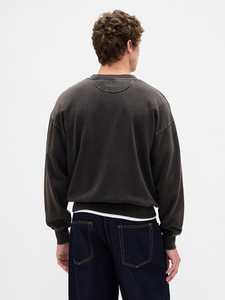 Sudadera con Capucha Extra Grande de Marca Personalizada, Lavado Ácido, Alta Calidad, 100% Algodón, Diseño Vintage Recortado para Hombre y Mujer - Product Image 2