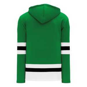 เสื้อฮู้ดฮอกกี้น้ำแข็งสีเขียว แขนยาว ลายทาง ปิดด้วยเชือกผูก ระบายอากาศได้ดี ผ้าคอตตอนเจอร์ซีย์ สำหรับผู้ใหญ่ทุกเพศ ฤดูหนาว สกรีนชื่อทีมได้ แห้งเร็ว - Product Image 2
