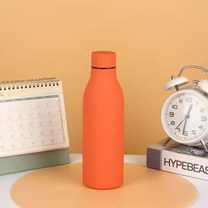 Bouteille d'eau de voyage en acier inoxydable écologique personnalisée en usine, style américain, 500 ml, gobelet isotherme - Product Image 5