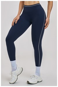 Ensemble de sport 2 pièces pour femmes, coupe ajustée, très professionnel, comprenant un legging taille haute et un soutien-gorge, grandes tailles, texturé - Product Image 1