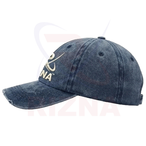Casquette de baseball unisexe personnalisée OEM, haute qualité, logo brodé 3D, 6 panneaux, imprimée, style golf, effet délavé, pour fêtes, faible MOQ, 100% coton - Product Image 3