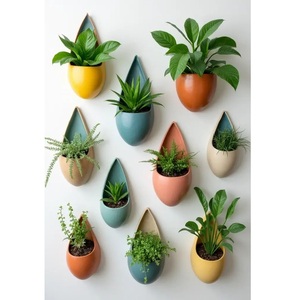 Maceta de Cerámica Hecha a Mano de Primera Calidad con Orificios de Drenaje, Ecológica, para Decoración de Interiores/Exteriores, Hogar y Jardín, Maceta de Arcilla Única - Product Image 4