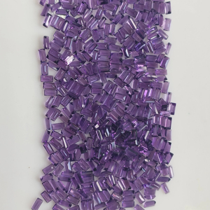 อเมทิสต์แอฟริกันธรรมชาติ 4x3 มม. ทรงบาแกตต์ สีม่วง คุณภาพดีที่สุด พลอยหลวมสำหรับทำเครื่องประดับ รีดดิ้ง เมาน์เทน เจมส์ - Product Image 3