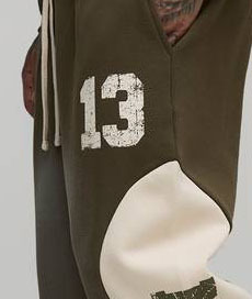Pantalones Deportivos para Hombre con Estampado DTF Premium, Logotipo Personalizado, Felpa de Algodón, Transpirables, Tela de Alta Calidad, Fabricación OEM y ODM - Product Image 2