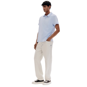 Polo de Corte Entallado para Hombre, Manga Corta con Logotipo Personalizado – Ropa Casual y Urbana de Alta Calidad - Product Image 2